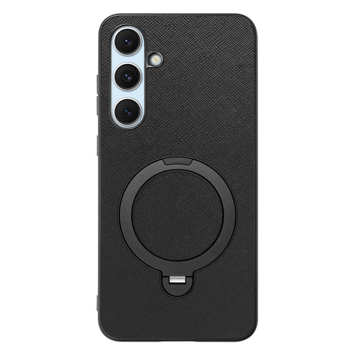 [ LOOF CASUAL MAG-RING Series ] Galaxy S24 FE SM-S721Q / SCG30 ギャラクシー s24fe スマホケース 背面 ケース カバー ハードケース マグネット内蔵の薄型多機能リング付 スタンド [ Galaxy S24 FE ]