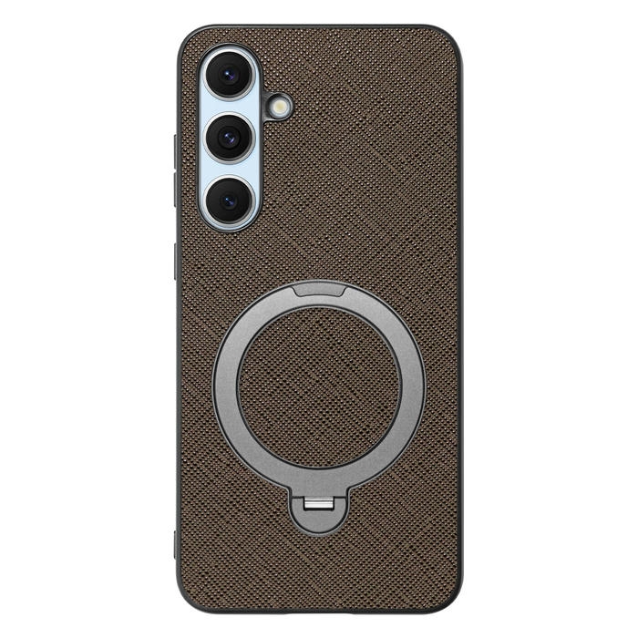 [ LOOF CASUAL MAG-RING Series ] Galaxy S24 FE SM-S721Q / SCG30 ギャラクシー s24fe スマホケース 背面 ケース カバー ハードケース マグネット内蔵の薄型多機能リング付 スタンド [ Galaxy S24 FE ]