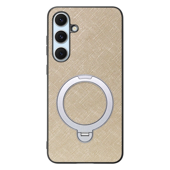 [ LOOF CASUAL MAG-RING Series ] Galaxy S24 FE SM-S721Q / SCG30 ギャラクシー s24fe スマホケース 背面 ケース カバー ハードケース マグネット内蔵の薄型多機能リング付 スタンド [ Galaxy S24 FE ]