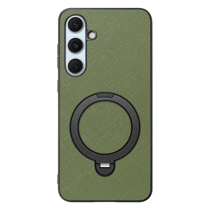 [ LOOF CASUAL MAG-RING Series ] Galaxy S24 FE SM-S721Q / SCG30 ギャラクシー s24fe スマホケース 背面 ケース カバー ハードケース マグネット内蔵の薄型多機能リング付 スタンド [ Galaxy S24 FE ]