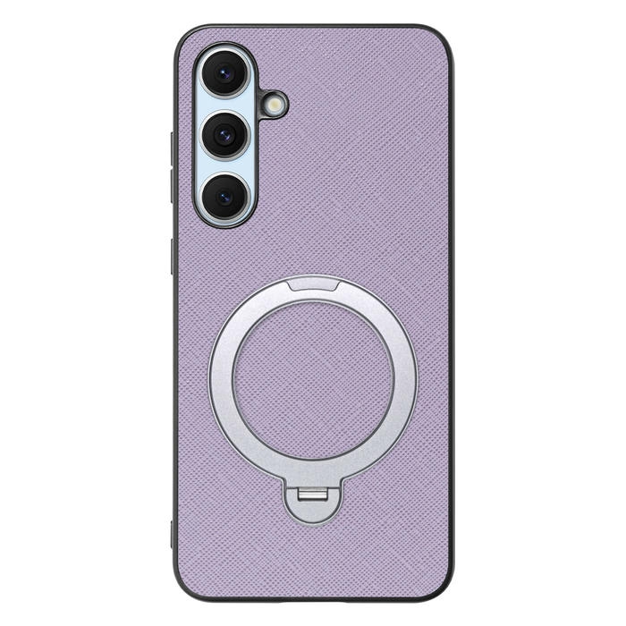 [ LOOF CASUAL MAG-RING Series ] Galaxy S24 FE SM-S721Q / SCG30 ギャラクシー s24fe スマホケース 背面 ケース カバー ハードケース マグネット内蔵の薄型多機能リング付 スタンド [ Galaxy S24 FE ]