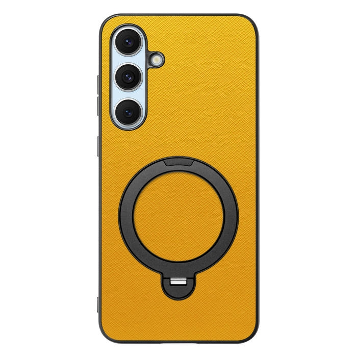 [ LOOF CASUAL MAG-RING Series ] Galaxy S24 FE SM-S721Q / SCG30 ギャラクシー s24fe スマホケース 背面 ケース カバー ハードケース マグネット内蔵の薄型多機能リング付 スタンド [ Galaxy S24 FE ]
