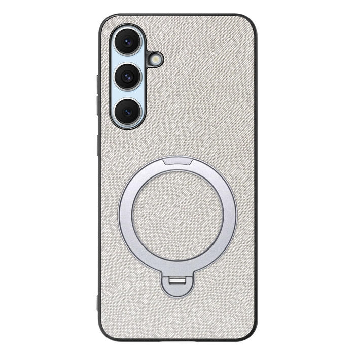 [ LOOF CASUAL MAG-RING Series ] Galaxy S24 FE SM-S721Q / SCG30 ギャラクシー s24fe スマホケース 背面 ケース カバー ハードケース マグネット内蔵の薄型多機能リング付 スタンド [ Galaxy S24 FE ]