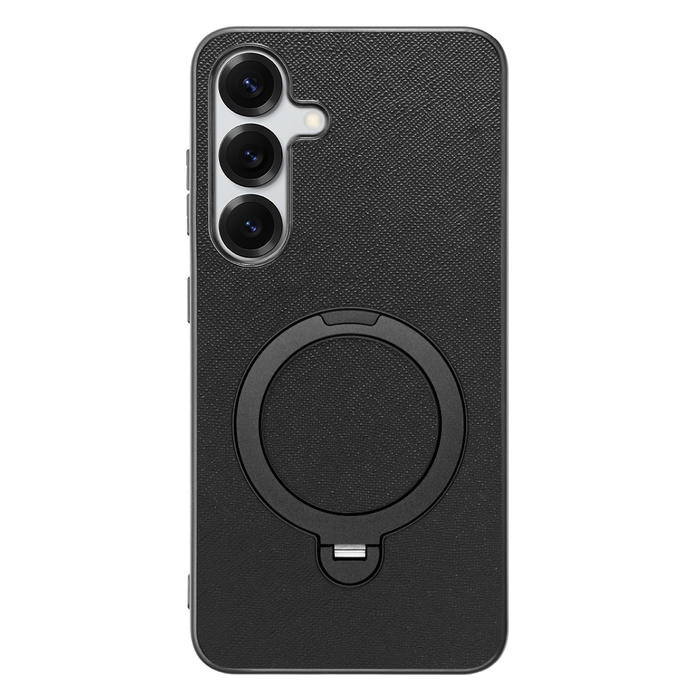 [ LOOF CASUAL MAG-RING Series ] Galaxy S25 SC-51F スマホケース 背面 ケース カバー ハードケース マグネット内蔵の薄型多機能リング付 スタンド [ Galaxy S25 ]