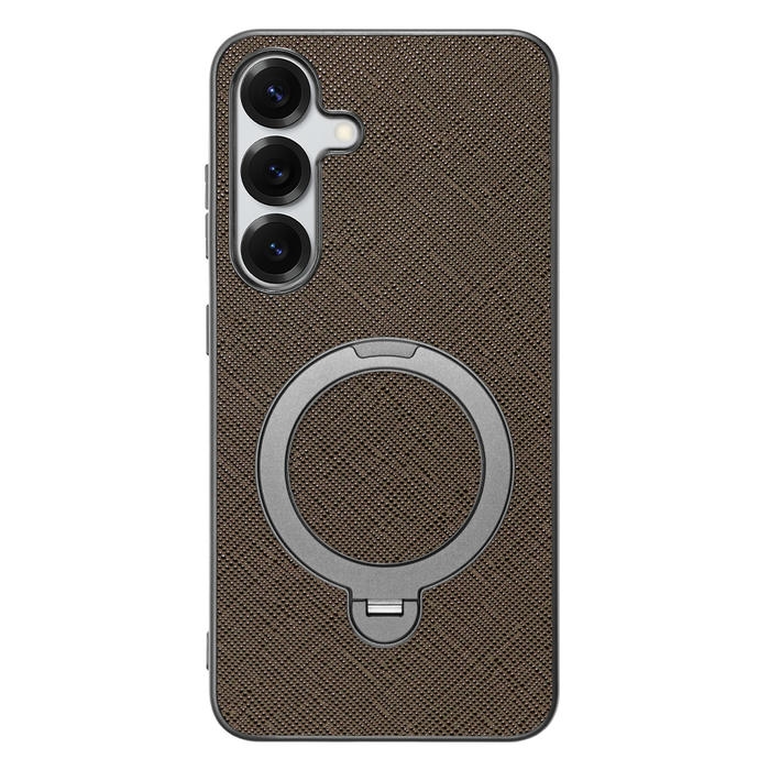[ LOOF CASUAL MAG-RING Series ] Galaxy S25 SC-51F スマホケース 背面 ケース カバー ハードケース マグネット内蔵の薄型多機能リング付 スタンド [ Galaxy S25 ]