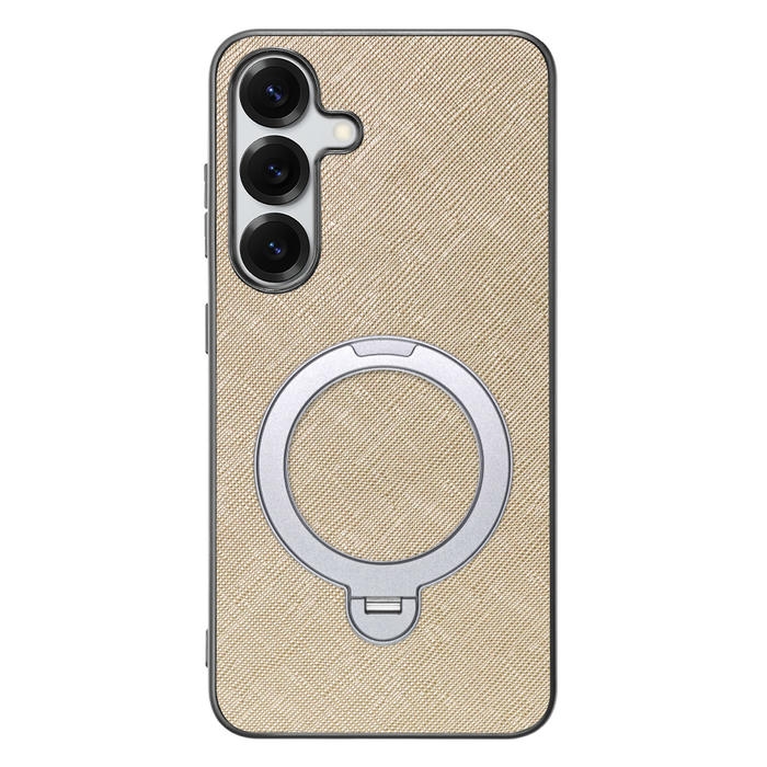 [ LOOF CASUAL MAG-RING Series ] Galaxy S25 SC-51F スマホケース 背面 ケース カバー ハードケース マグネット内蔵の薄型多機能リング付 スタンド [ Galaxy S25 ]
