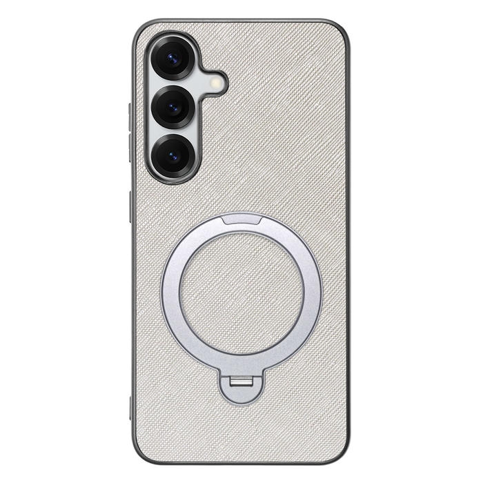 [ LOOF CASUAL MAG-RING Series ] Galaxy S25 SC-51F スマホケース 背面 ケース カバー ハードケース マグネット内蔵の薄型多機能リング付 スタンド [ Galaxy S25 ]
