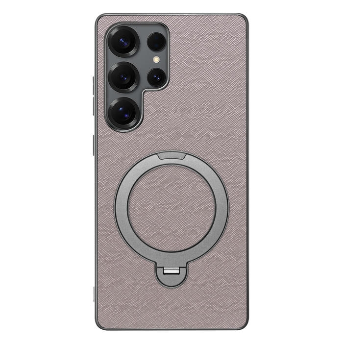 [ LOOF CASUAL MAG-RING Series ] Galaxy S25 Ultra SC-52F スマホケース 背面 ケース カバー ハードケース マグネット内蔵の薄型多機能リング付 スタンド [ Galaxy S25 Ultra ]