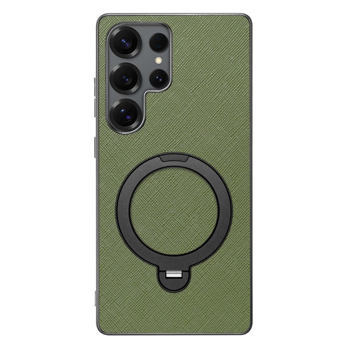 [ LOOF CASUAL MAG-RING Series ] Galaxy S25 Ultra SC-52F スマホケース 背面 ケース カバー ハードケース マグネット内蔵の薄型多機能リング付 スタンド [ Galaxy S25 Ultra ]