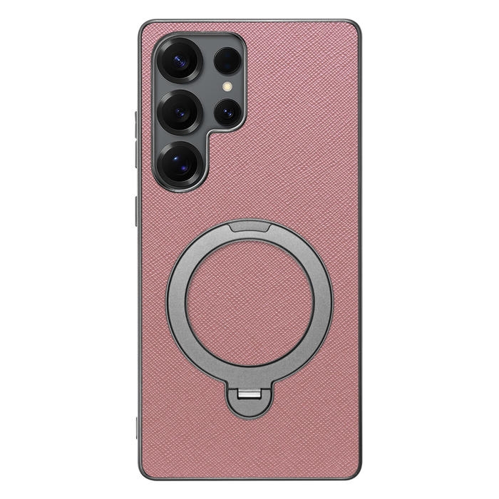 [ LOOF CASUAL MAG-RING Series ] Galaxy S25 Ultra SC-52F スマホケース 背面 ケース カバー ハードケース マグネット内蔵の薄型多機能リング付 スタンド [ Galaxy S25 Ultra ]