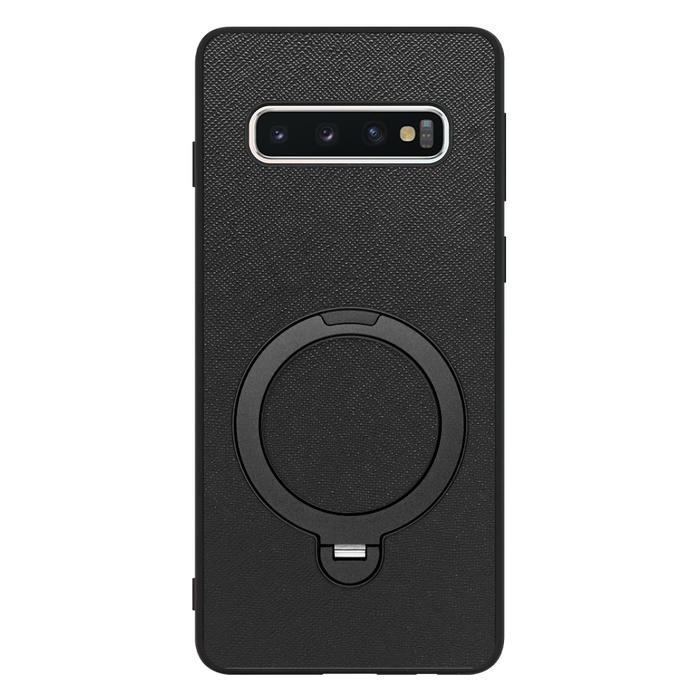 [ LOOF CASUAL MAG-RING Series ] Galaxy S10 SC-03L / SCV41 galaxys10 スマホケース 背面 ケース カバー ハードケース マグネット内蔵の薄型多機能リング付 スタンド [ Galaxy S10 ]