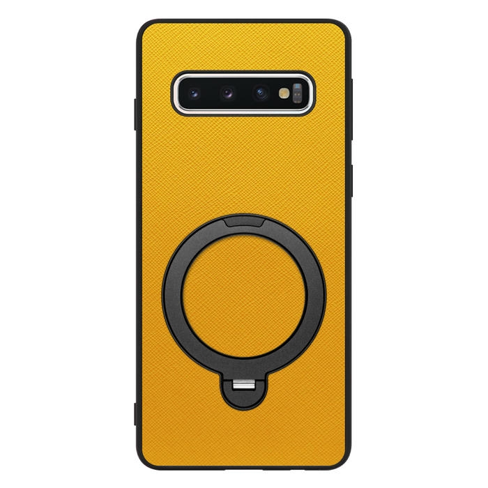 [ LOOF CASUAL MAG-RING Series ] Galaxy S10 SC-03L / SCV41 galaxys10 スマホケース 背面 ケース カバー ハードケース マグネット内蔵の薄型多機能リング付 スタンド [ Galaxy S10 ]