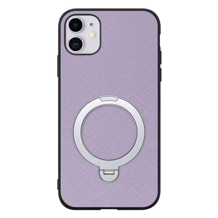 [ LOOF CASUAL MAG-RING Series ] iPhone 11 iPhone11 スマホケース 背面 ケース カバー ハードケース マグネット内蔵の薄型多機能リング付 スタンド [ iPhone 11 ]