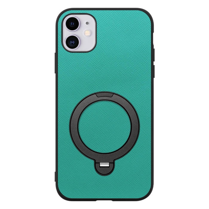 [ LOOF CASUAL MAG-RING Series ] iPhone 11 iPhone11 スマホケース 背面 ケース カバー ハードケース マグネット内蔵の薄型多機能リング付 スタンド [ iPhone 11 ]