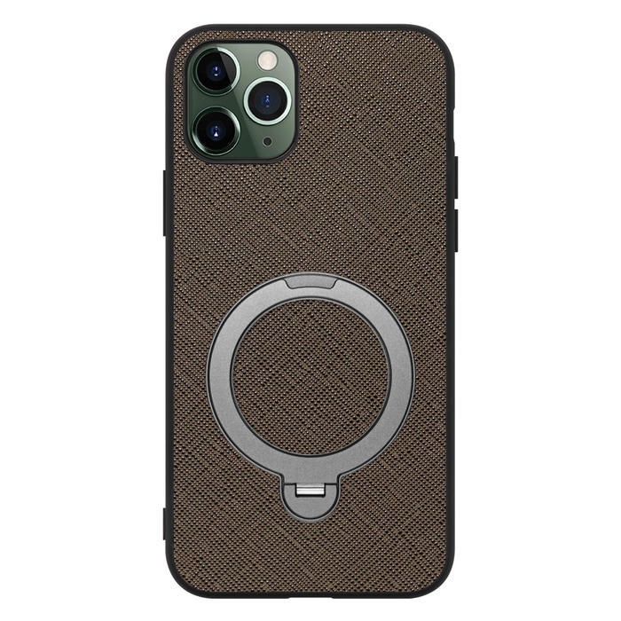 [ LOOF CASUAL MAG-RING Series ] iPhone 11 Pro iPhone11pro 11pro スマホケース 背面 ケース カバー ハードケース マグネット内蔵の薄型多機能リング付 スタンド [ iPhone 11 Pro ]