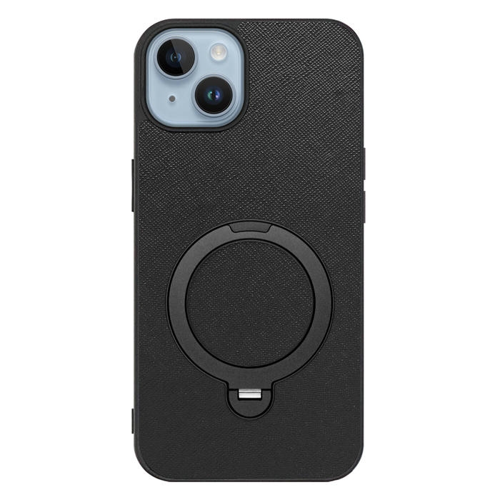[ LOOF CASUAL MAG-RING Series ] iPhone 14 iphone14 スマホケース 背面 ケース カバー ハードケース マグネット内蔵の薄型多機能リング付 スタンド [ iPhone 14 ]