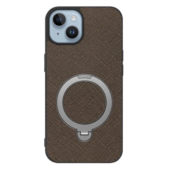 [ LOOF CASUAL MAG-RING Series ] iPhone 14 iphone14 スマホケース 背面 ケース カバー ハードケース マグネット内蔵の薄型多機能リング付 スタンド [ iPhone 14 ]