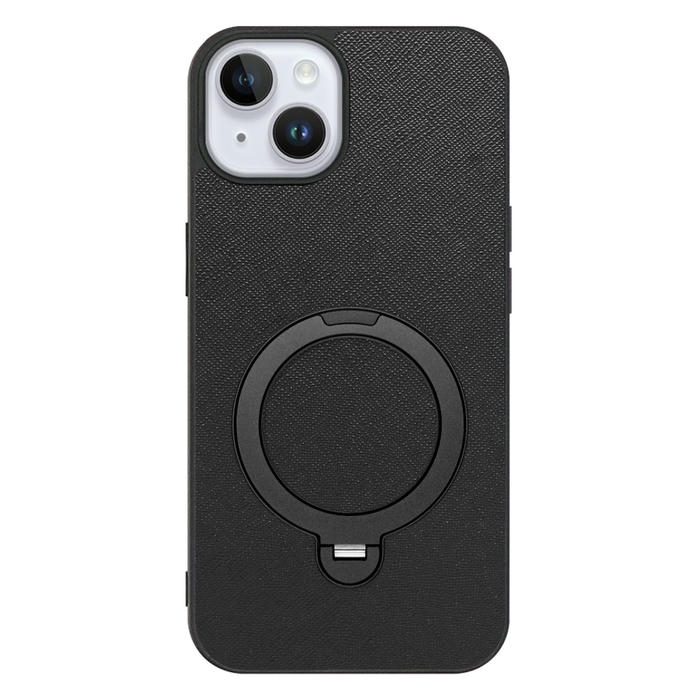 [ LOOF CASUAL MAG-RING Series ] iPhone 14 Plus iphone14plus 14plus 14+ プラス スマホケース 背面 ケース カバー ハードケース マグネット内蔵の薄型多機能リング付 スタンド [ iPhone 14 Plus ]