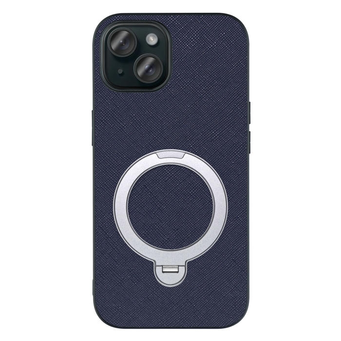 [ LOOF CASUAL MAG-RING Series ] iPhone 15 iPhone15 アイフォン15 iPhone 15 アイフォン 15 スマホケース 背面 ケース カバー ハードケース マグネット内蔵の薄型多機能リング付 スタンド [ iPhone 15 ]
