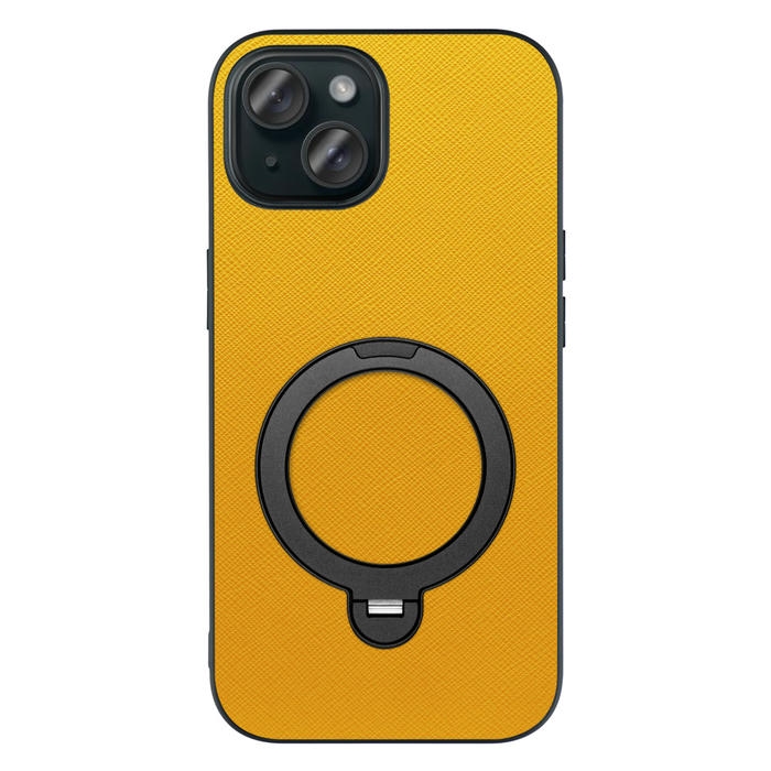 [ LOOF CASUAL MAG-RING Series ] iPhone 15 iPhone15 アイフォン15 iPhone 15 アイフォン 15 スマホケース 背面 ケース カバー ハードケース マグネット内蔵の薄型多機能リング付 スタンド [ iPhone 15 ]