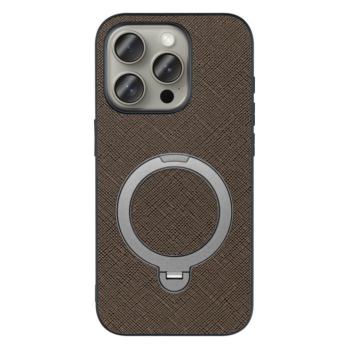 [ LOOF CASUAL MAG-RING Series ] iPhone 15 Pro iPhone15 Pro アイフォン15 プロ iPhone 15 Pro 15Pro アイフォン 15 スマホケース 背面 ケース カバー ハードケース マグネット内蔵の薄型多機能リング付 スタンド [ iPhone 15 Pro ]