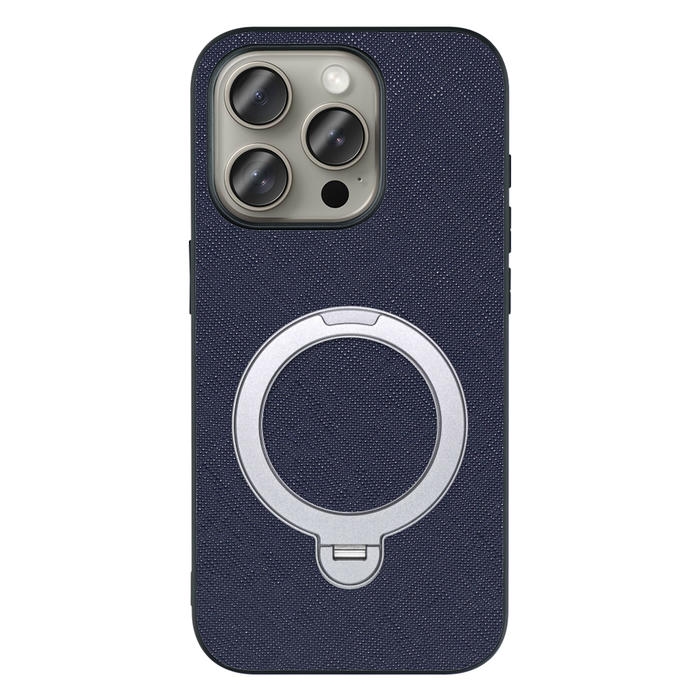 [ LOOF CASUAL MAG-RING Series ] iPhone 15 Pro iPhone15 Pro アイフォン15 プロ iPhone 15 Pro 15Pro アイフォン 15 スマホケース 背面 ケース カバー ハードケース マグネット内蔵の薄型多機能リング付 スタンド [ iPhone 15 Pro ]
