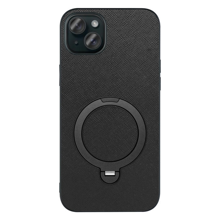 [ LOOF CASUAL MAG-RING Series ] iPhone 15 Plus iPhone15 Plus アイフォン15 プラス iPhone 15 Plus 15Plus アイフォン 15 スマホケース 背面 ケース カバー ハードケース マグネット内蔵の薄型多機能リング付 スタンド [ iPhone 15 Plus ]