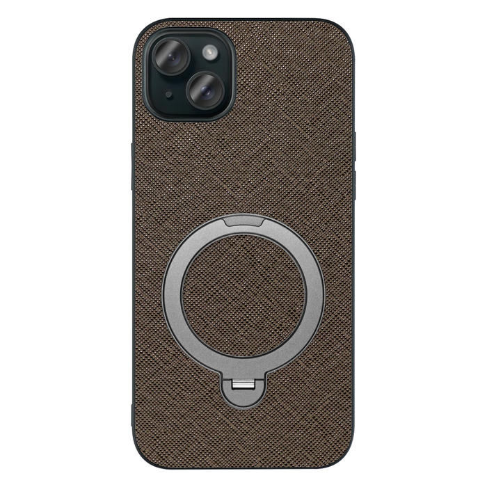 [ LOOF CASUAL MAG-RING Series ] iPhone 15 Plus iPhone15 Plus アイフォン15 プラス iPhone 15 Plus 15Plus アイフォン 15 スマホケース 背面 ケース カバー ハードケース マグネット内蔵の薄型多機能リング付 スタンド [ iPhone 15 Plus ]