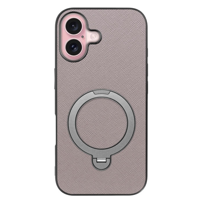 [ LOOF CASUAL MAG-RING Series ] iPhone 16 iPhone16 アイフォン16 iPhone 16 アイフォン 16 スマホケース 背面 ケース カバー ハードケース マグネット内蔵の薄型多機能リング付 スタンド [ iPhone 16 ]