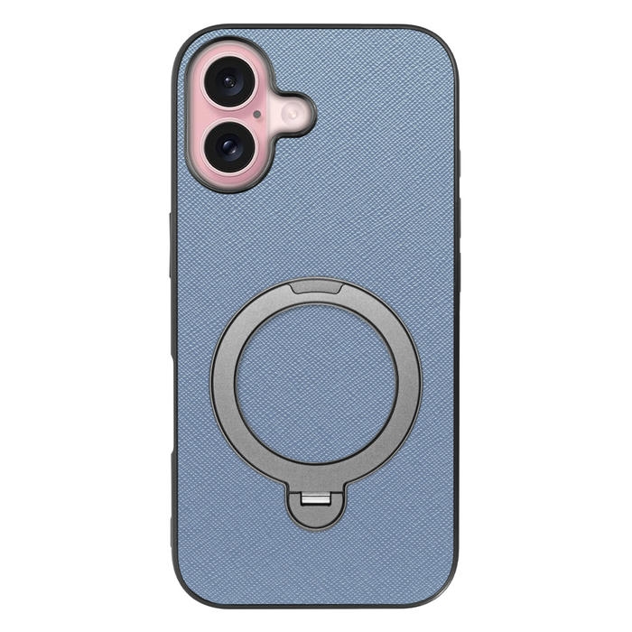 [ LOOF CASUAL MAG-RING Series ] iPhone 16 iPhone16 アイフォン16 iPhone 16 アイフォン 16 スマホケース 背面 ケース カバー ハードケース マグネット内蔵の薄型多機能リング付 スタンド [ iPhone 16 ]