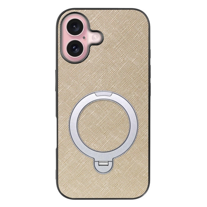 [ LOOF CASUAL MAG-RING Series ] iPhone 16 iPhone16 アイフォン16 iPhone 16 アイフォン 16 スマホケース 背面 ケース カバー ハードケース マグネット内蔵の薄型多機能リング付 スタンド [ iPhone 16 ]
