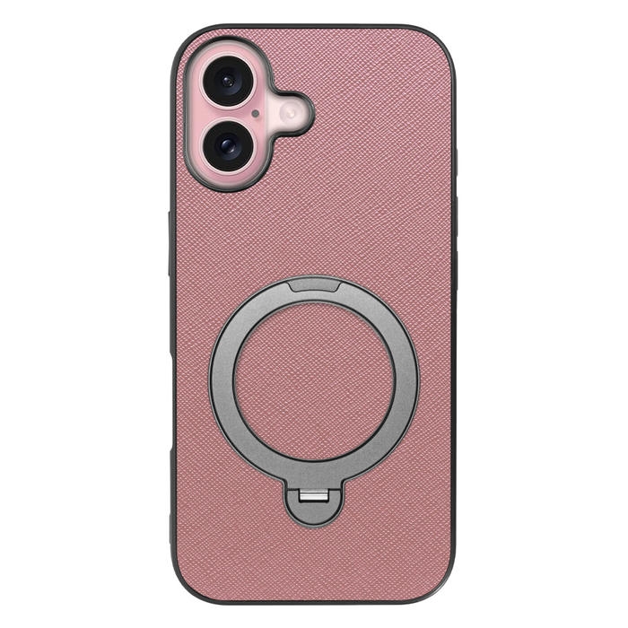 [ LOOF CASUAL MAG-RING Series ] iPhone 16 iPhone16 アイフォン16 iPhone 16 アイフォン 16 スマホケース 背面 ケース カバー ハードケース マグネット内蔵の薄型多機能リング付 スタンド [ iPhone 16 ]