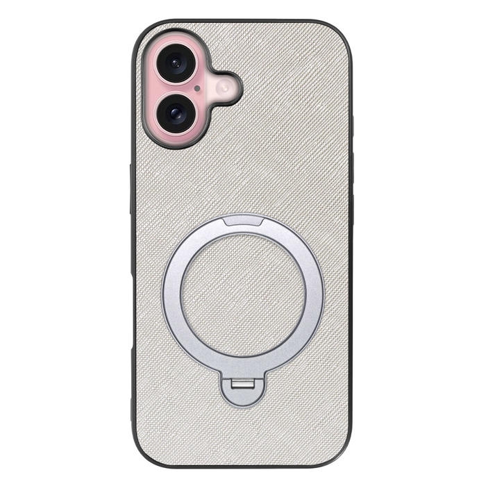 [ LOOF CASUAL MAG-RING Series ] iPhone 16 iPhone16 アイフォン16 iPhone 16 アイフォン 16 スマホケース 背面 ケース カバー ハードケース マグネット内蔵の薄型多機能リング付 スタンド [ iPhone 16 ]