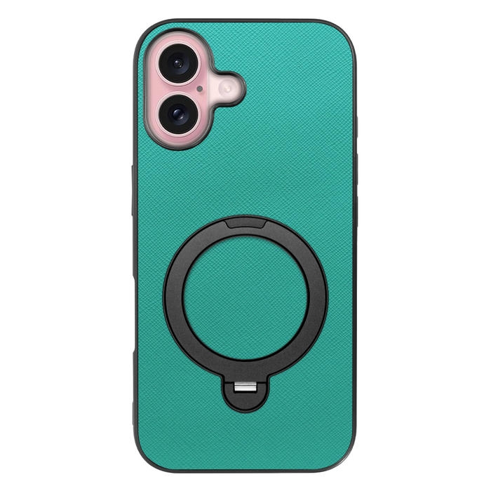 [ LOOF CASUAL MAG-RING Series ] iPhone 16 iPhone16 アイフォン16 iPhone 16 アイフォン 16 スマホケース 背面 ケース カバー ハードケース マグネット内蔵の薄型多機能リング付 スタンド [ iPhone 16 ]