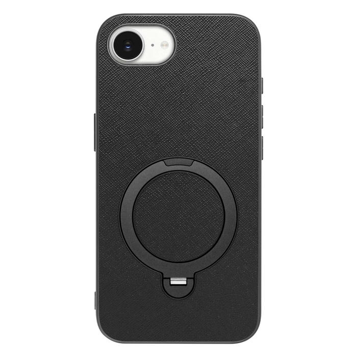 [ LOOF CASUAL MAG-RING Series ] iPhone 16e / 17e iPhone16e 17e アイフォン16イー 17イー iPhone 16E アイフォン 17E スマホケース 背面 ケース カバー ハードケース マグネット内蔵の薄型多機能リング付 スタンド [ iPhone 16e / 17e ]