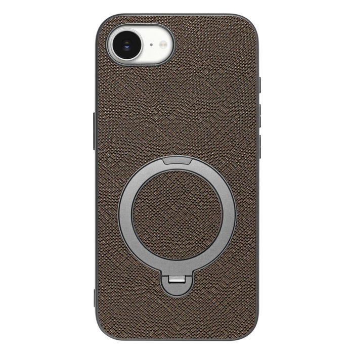 [ LOOF CASUAL MAG-RING Series ] iPhone 16e / 17e iPhone16e 17e アイフォン16イー 17イー iPhone 16E アイフォン 17E スマホケース 背面 ケース カバー ハードケース マグネット内蔵の薄型多機能リング付 スタンド [ iPhone 16e / 17e ]
