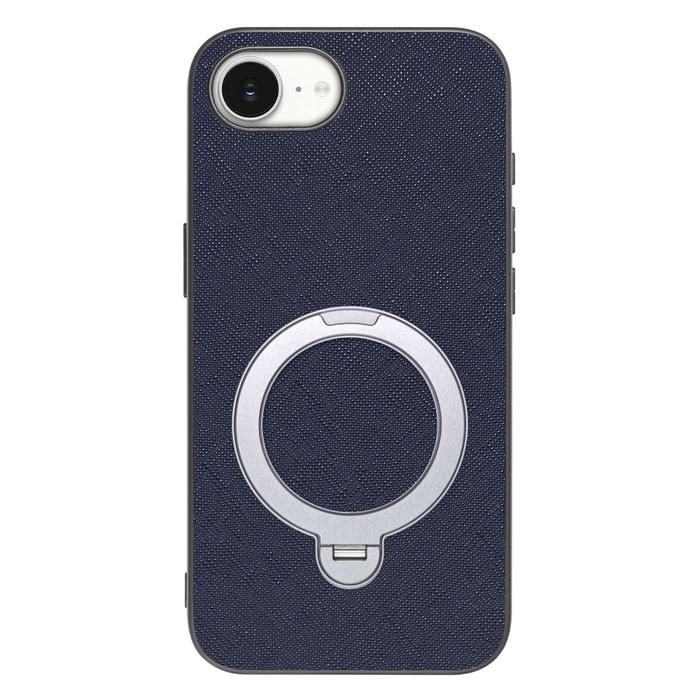 [ LOOF CASUAL MAG-RING Series ] iPhone 16e / 17e iPhone16e 17e アイフォン16イー 17イー iPhone 16E アイフォン 17E スマホケース 背面 ケース カバー ハードケース マグネット内蔵の薄型多機能リング付 スタンド [ iPhone 16e / 17e ]