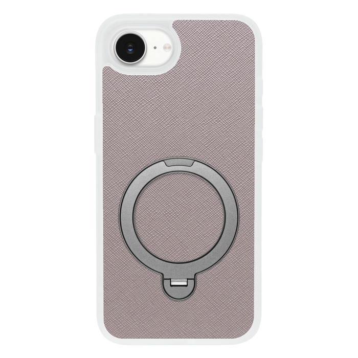 [ LOOF CASUAL MAG-RING Series ] iPhone 16e / 17e iPhone16e 17e アイフォン16イー 17イー iPhone 16E アイフォン 17E スマホケース 背面 ケース カバー ハードケース マグネット内蔵の薄型多機能リング付 スタンド [ iPhone 16e / 17e ] クリア仕様