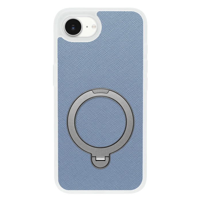 [ LOOF CASUAL MAG-RING Series ] iPhone 16e / 17e iPhone16e 17e アイフォン16イー 17イー iPhone 16E アイフォン 17E スマホケース 背面 ケース カバー ハードケース マグネット内蔵の薄型多機能リング付 スタンド [ iPhone 16e / 17e ] クリア仕様