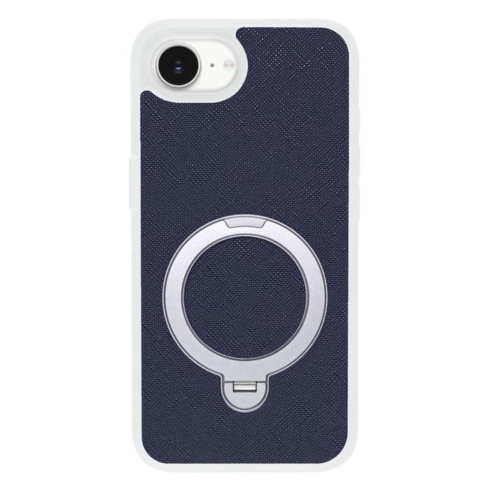 [ LOOF CASUAL MAG-RING Series ] iPhone 16e / 17e iPhone16e 17e アイフォン16イー 17イー iPhone 16E アイフォン 17E スマホケース 背面 ケース カバー ハードケース マグネット内蔵の薄型多機能リング付 スタンド [ iPhone 16e / 17e ] クリア仕様