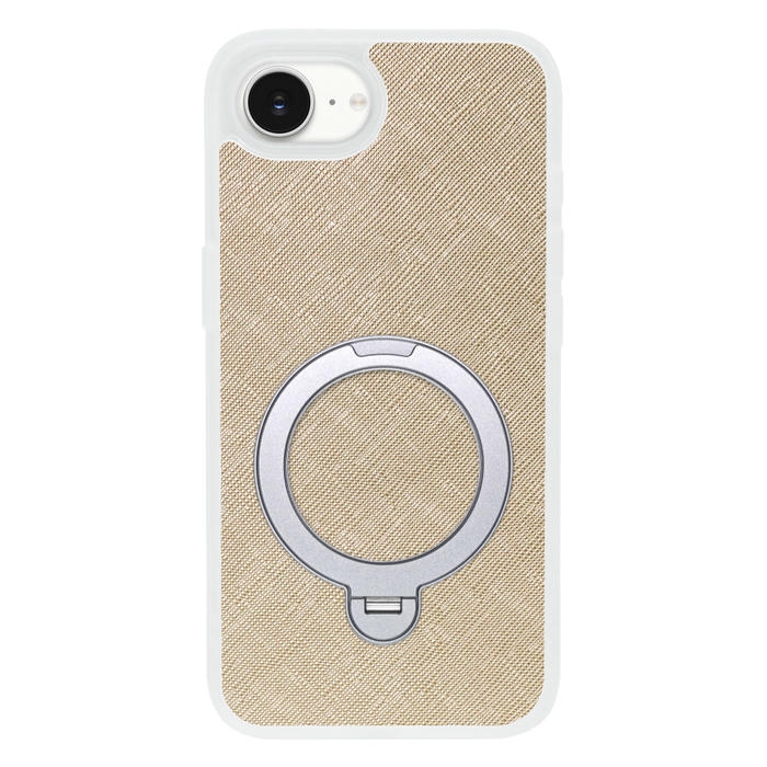 [ LOOF CASUAL MAG-RING Series ] iPhone 16e / 17e iPhone16e 17e アイフォン16イー 17イー iPhone 16E アイフォン 17E スマホケース 背面 ケース カバー ハードケース マグネット内蔵の薄型多機能リング付 スタンド [ iPhone 16e / 17e ] クリア仕様