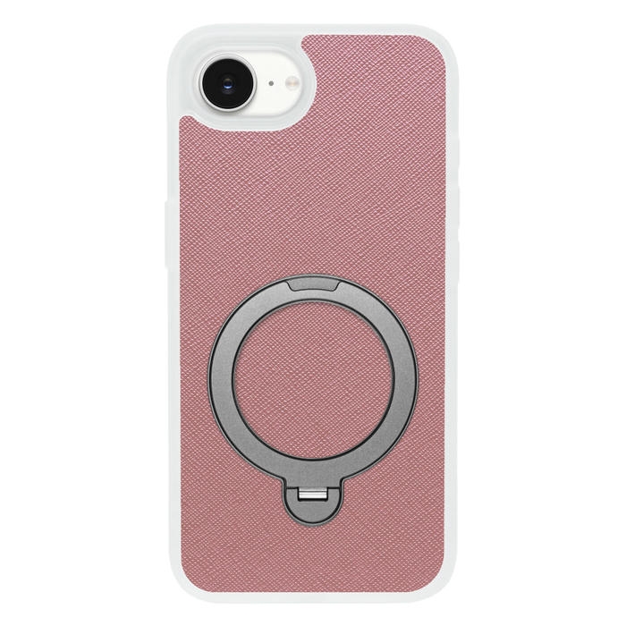 [ LOOF CASUAL MAG-RING Series ] iPhone 16e / 17e iPhone16e 17e アイフォン16イー 17イー iPhone 16E アイフォン 17E スマホケース 背面 ケース カバー ハードケース マグネット内蔵の薄型多機能リング付 スタンド [ iPhone 16e / 17e ] クリア仕様