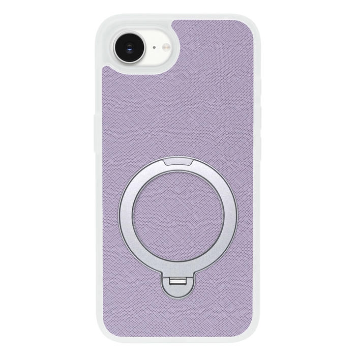 [ LOOF CASUAL MAG-RING Series ] iPhone 16e / 17e iPhone16e 17e アイフォン16イー 17イー iPhone 16E アイフォン 17E スマホケース 背面 ケース カバー ハードケース マグネット内蔵の薄型多機能リング付 スタンド [ iPhone 16e / 17e ] クリア仕様