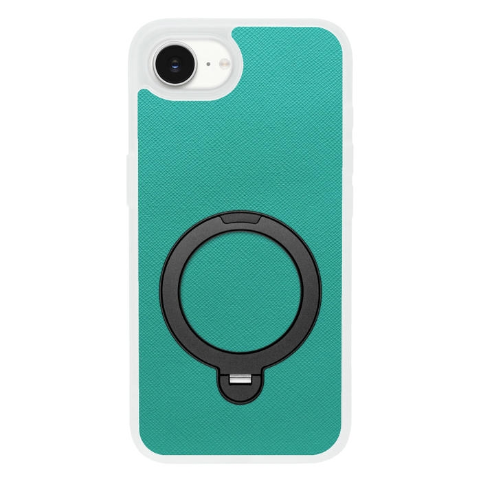 [ LOOF CASUAL MAG-RING Series ] iPhone 16e / 17e iPhone16e 17e アイフォン16イー 17イー iPhone 16E アイフォン 17E スマホケース 背面 ケース カバー ハードケース マグネット内蔵の薄型多機能リング付 スタンド [ iPhone 16e / 17e ] クリア仕様