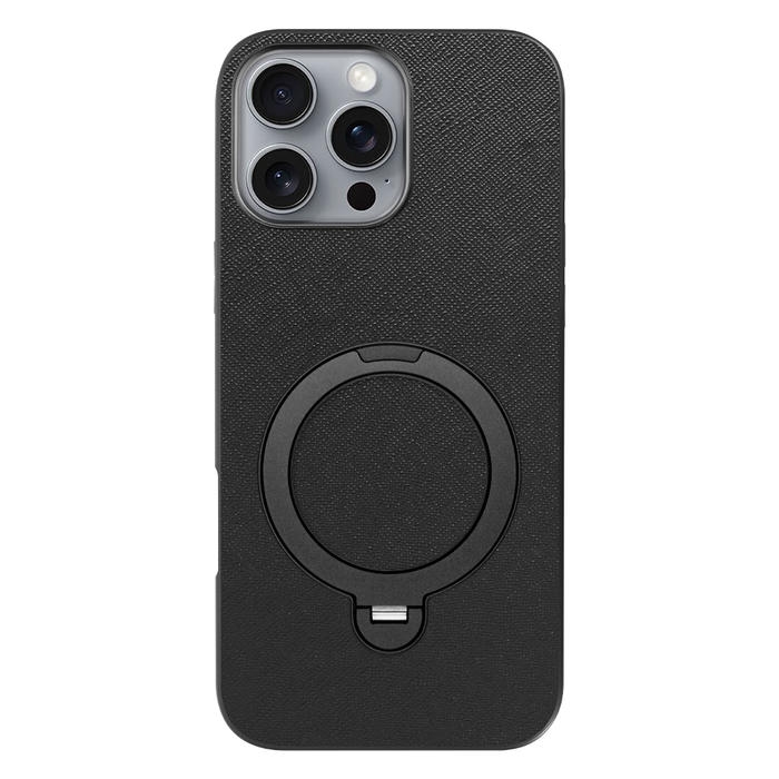 [ LOOF CASUAL MAG-RING Series ] iPhone 16 Pro Max iPhone16 Pro Max アイフォン16 プロ マックス スマホケース 背面 ケース カバー ハードケース マグネット内蔵の薄型多機能リング付 スタンド [ iPhone 16 Pro Max ]