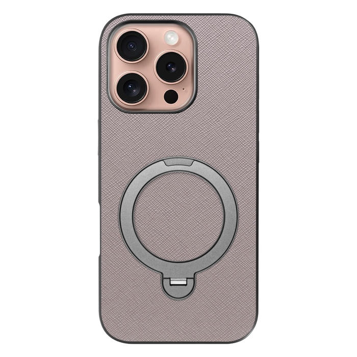 [ LOOF CASUAL MAG-RING Series ] iPhone 16 Pro iPhone16 Pro アイフォン16 プロ スマホケース 背面 ケース カバー ハードケース マグネット内蔵の薄型多機能リング付 スタンド [ iPhone 16 Pro ]