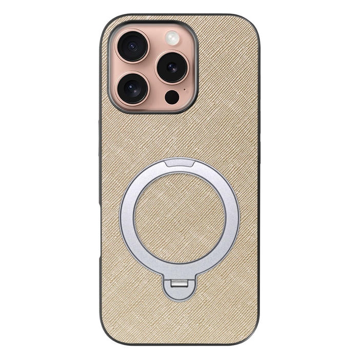 [ LOOF CASUAL MAG-RING Series ] iPhone 16 Pro iPhone16 Pro アイフォン16 プロ スマホケース 背面 ケース カバー ハードケース マグネット内蔵の薄型多機能リング付 スタンド [ iPhone 16 Pro ]