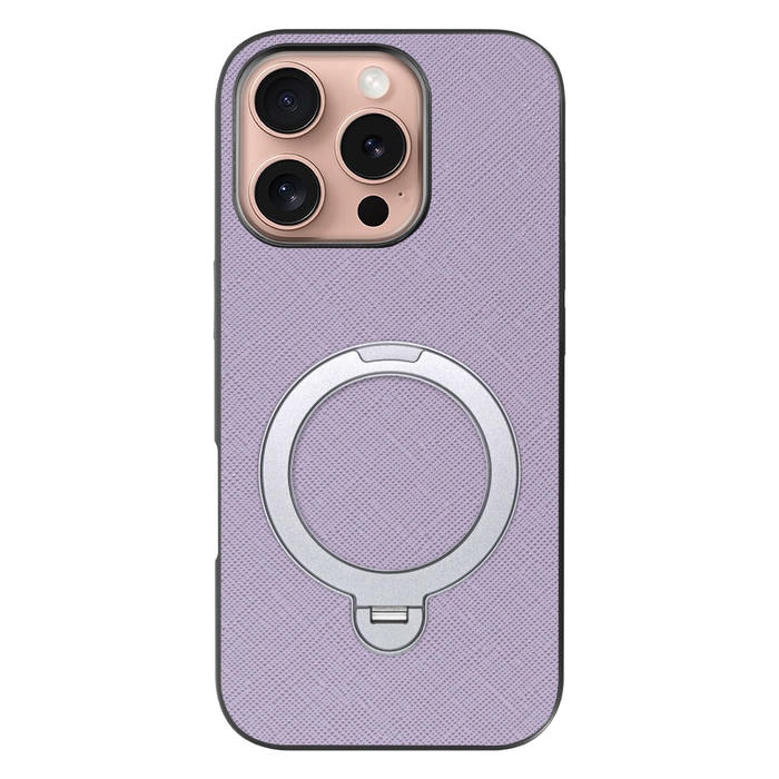 [ LOOF CASUAL MAG-RING Series ] iPhone 16 Pro iPhone16 Pro アイフォン16 プロ スマホケース 背面 ケース カバー ハードケース マグネット内蔵の薄型多機能リング付 スタンド [ iPhone 16 Pro ]