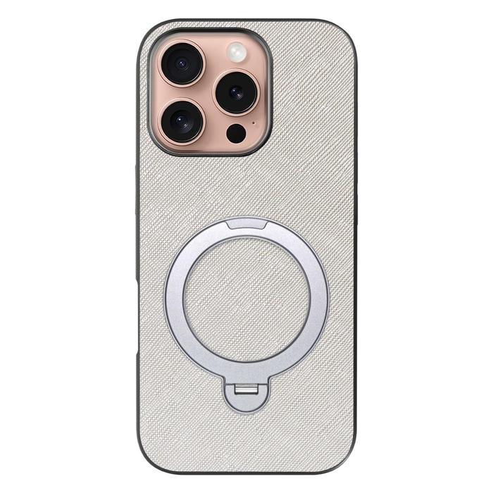 [ LOOF CASUAL MAG-RING Series ] iPhone 16 Pro iPhone16 Pro アイフォン16 プロ スマホケース 背面 ケース カバー ハードケース マグネット内蔵の薄型多機能リング付 スタンド [ iPhone 16 Pro ]