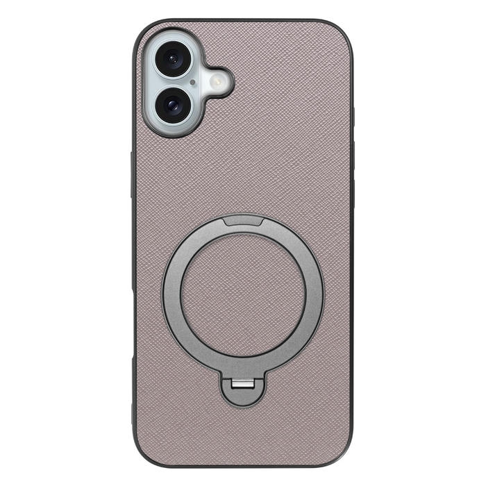 [ LOOF CASUAL MAG-RING Series ] iPhone 16 Plus iPhone16 Plus アイフォン16 プラス  スマホケース 背面 ケース カバー ハードケース マグネット内蔵の薄型多機能リング付 スタンド [ iPhone 16 Plus ]